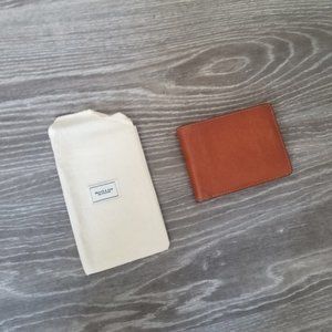 **SOLD** Frank and Oak brown leather wallet